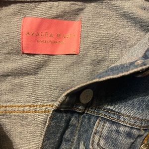 Fringe detail denim jackets